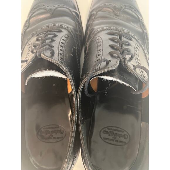 Crockett & Jones Clifford Oxford Dress Casual Shoes Black Size 8 E JP